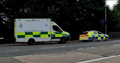 Two Edinburgh cyclists rushed to hospital after crash on busy road involving car