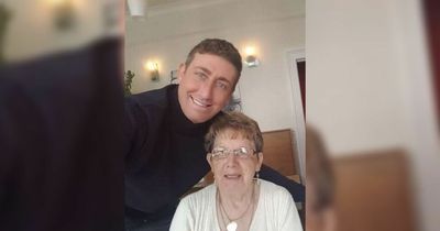 Chris Maloney's 'heart breaks' as he visits Nana Pat's grave for first time