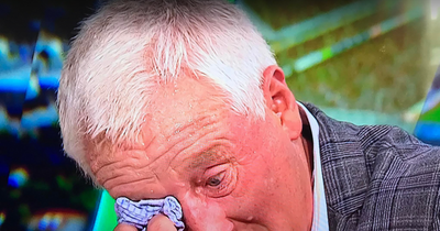 RTE pundit Pat Spillane breaks down in tears during his final Sunday Game appearance