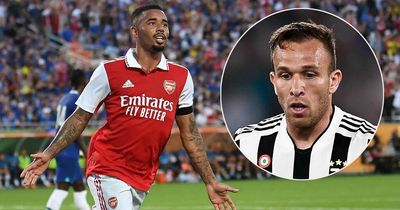 Arsenal transfer target Arthur Melo reacts to thumping victory over Chelsea