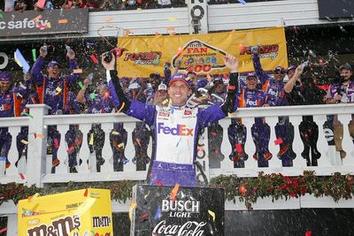 Hamlin walls Chastain, wins NASCAR Cup race at Pocono