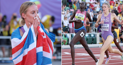 Keely Hodgkinson 'gutted' after winning 800m silver medal at World Championships