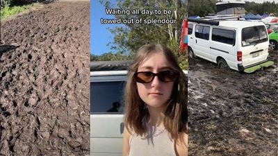 Splendour Attendees Are Sharing Vids Stories Of Cars Getting Bogged Down When Trying To Leave