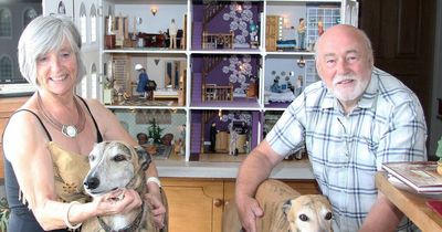 Incredible Kirkgunzeon dolls houses raise funds for Dumfriesshire and Cumbria Greyhound Rescue