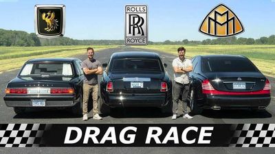 Luxury Limo Drag Race: Toyota Century Meets Rolls-Royce Phantom, Maybach 57S