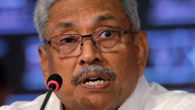 Human rights group seeks ex-Sri Lankan president’s arrest in Singapore