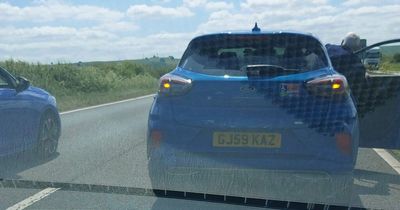 Woman driver punched in the face by man who forced her car to stop on A1