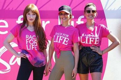 Girls Aloud run Race For Life in memory of former bandmate Sarah Harding