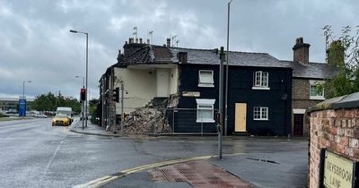 Car pulled from rubble as man, in 40s, dies crashing into house