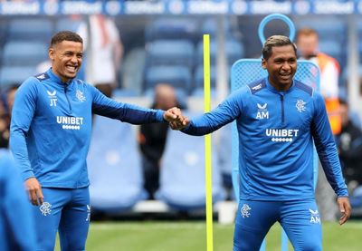 Morelos back in Rangers training as striker joins team-mates at open day