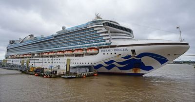Emerald Princess 19-decker cruise ship returns to Liverpool