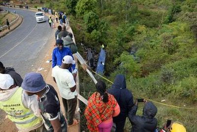 Dozens killed after bus plunges into Kenyan valley