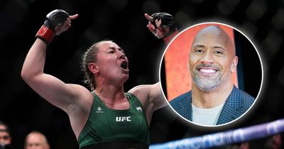 The Rock responds to request from Scouse UFC star Molly McCann following latest bout