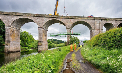 Victorian footbridge reopens after almost two years of ‘painstaking’ restoration