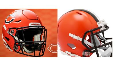 Orange-helmeted Browns troll orange-helmeted Bears