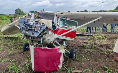 Training aircraft crash-lands near Pune; pilot safe