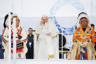 Pope Francis arrives in Canada to apologise to indigenous communities for abuse at former residential schools