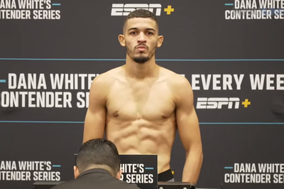 Dana White’s Contender Series 47 weigh-in results: Fighter 10 pounds overweight