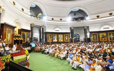Row over seating arrangements during Droupadi Murmu’s oath-taking ceremony