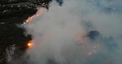 Smoke 'visible across the city' as four fire engines battle south Dublin wildfire