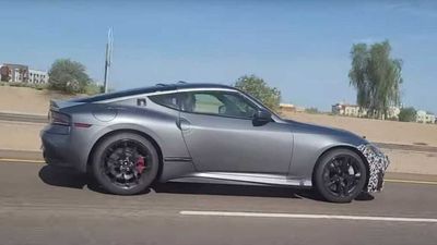 New Nissan Z Spied In Arizona With A Camouflaged Front Fascia