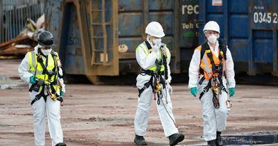 "It's scary to think we were just metres away from a body": Horror on the streets beside a demolished mill where human remains were uncovered