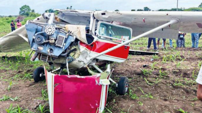 Pune: Trainee pilot bruised in crash landing, lens on 'power loss'