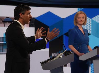 Sunak and Truss intensify attacks during hard fought Tory leadership TV debate