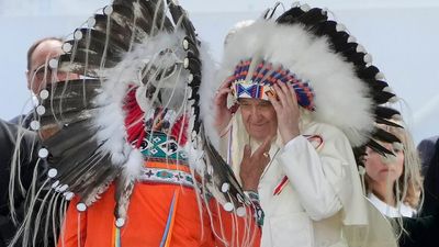 Pope Francis apologises to Canada's Indigenous people for church's role in forcing them to assimilate into Christian society