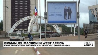 Emmanuel Macron in West Africa as French influence called into question