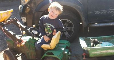 Uncle's desperate plea after running over his nephew, four, with a tractor