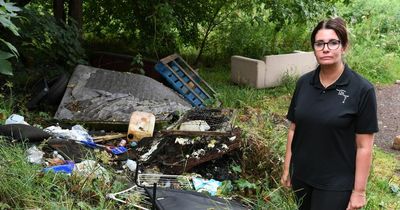 Lanarkshire café manager says fly tipping issue has 'gone on for too long'