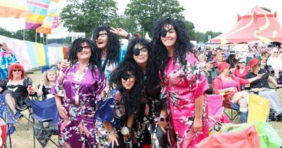 Music-lovers soak in rain and atmosphere at 1980s-inspired Rewind Festival at Scone Palace