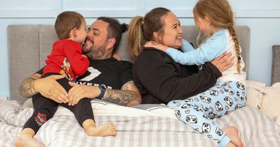 Mum defends sleeping with children, eight and four, as well as husband