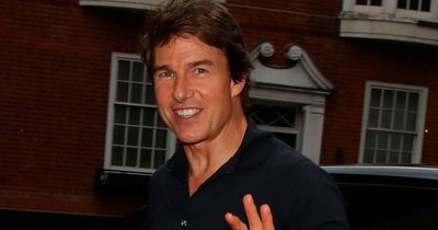 Tom Cruise, 60, shows off bulging biceps as he heads out for fancy dinner in London