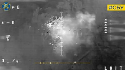 Ukrainian Counter-Intelligence Drone Blows Up Russian T-72 Tank And Takes Out 15 Soldiers