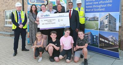 Lanarkshire community groups celebrate after receiving cash boost from developer