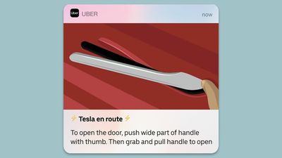 Uber has to teach people how to open Tesla doors