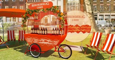 Rekorderlig cider giving away free drinks in Liverpool this weekend