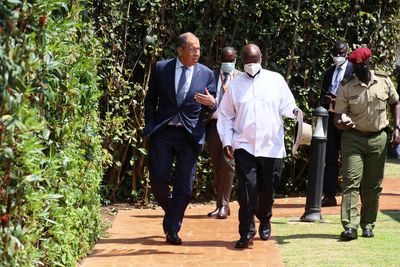 Ugandan leader extols Africa-Russia friendship during visit by Lavrov
