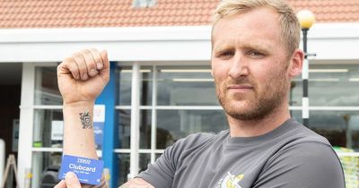 Dad-of-seven gets Tesco Clubcard tattooed on arm - so he’ll never miss out on offers