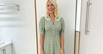 Holly Willoughby's ‘beautiful’ collared silk dress is in the sale with £99 off