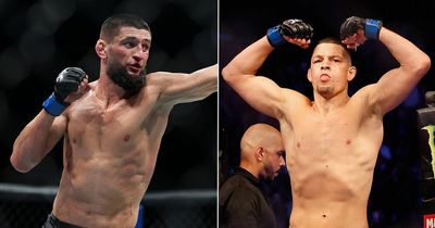 Khamzat Chimaev worried "skinny boy" Nate Diaz won't show up for UFC clash