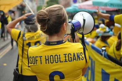 Meet the Soft Hooligans — the inclusive Swedish supporters bringing the vibes to the Euros 2022