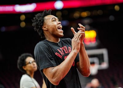 Scottie Barnes hilariously welcomes Juancho Hernangomez, aka Bo Cruz, to the Raptors