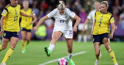 Outrageous Alessia Russo backheel goal video leaves TV viewers in awe during England v Sweden Euros semi-final