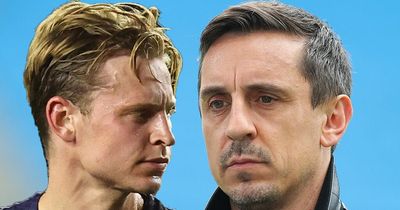 Gary Neville found "innocent" after complaint made over Frenkie de Jong comments