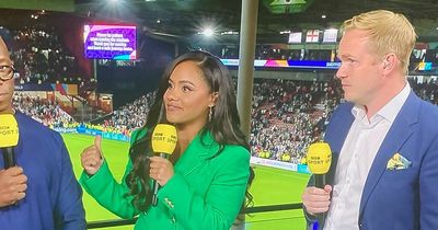 BBC's Alex Scott left emotional on screen as England beat Sweden 4-0 to reach Euros final