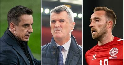 Gary Neville and Roy Keane disagree over Christian Eriksen role for Manchester United