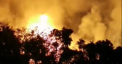 Shocking video shows second blaze in Dublin hours after huge wildfire